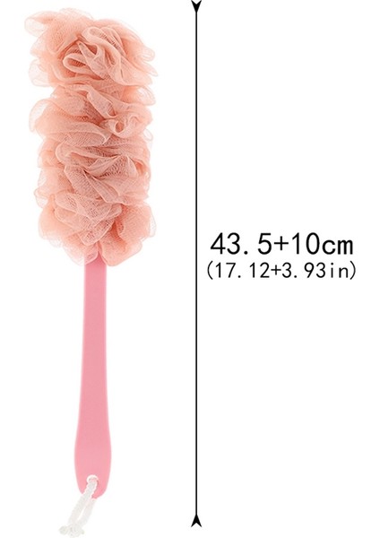 BA0910BL Stili Moda Yeni Uzun Saplı Askılı Yumuşak File Arka Vücut Banyo Duş Fırçası Sünger Banyo Için Sıcak Satış Duş Fırçası (Yurt Dışından) modelleri