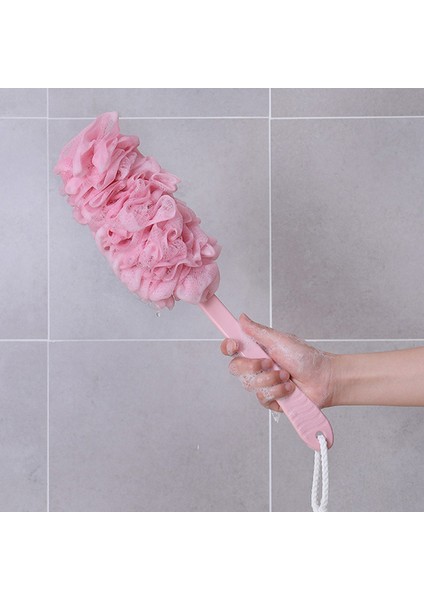 Mavi Stil Uzun Saplı Fırça Cilt Masajı Vücut Scrubber Sünger Cilt Bakımı Banyo Peeling Fırçaları (Yurt Dışından) indirimleri