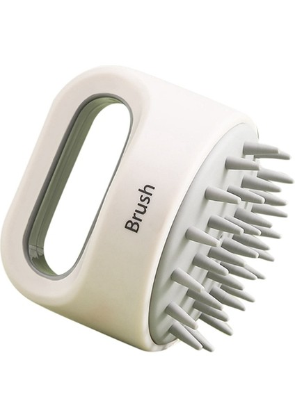 Gri Stil Kafa Vücut Yumuşak Kuru Islak Iki Kaymaz Fırça Banyo Masaj Fırçası Masaj Losyon Fırçası Yeni - Silikon Şampuan Fırçası (Yurt Dışından)