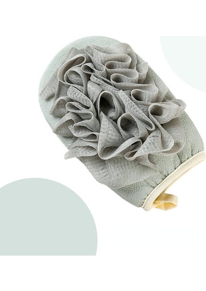Gri Stil Iki Taraflı Peeling Eldiven Sünger Banyo Fırçası Vücut Yıkama Scrub Banyo Fırçası Banyo Vücut Fırçası Sünger Yıkama Peeling Eldiven (Yurt Dışından)