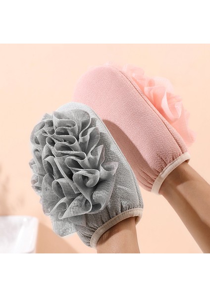 Gri Stil Iki Taraflı Peeling Eldiven Sünger Banyo Fırçası Vücut Yıkama Scrub Banyo Fırçası Banyo Vücut Fırçası Sünger Yıkama Peeling Eldiven (Yurt Dışından) fiyatları