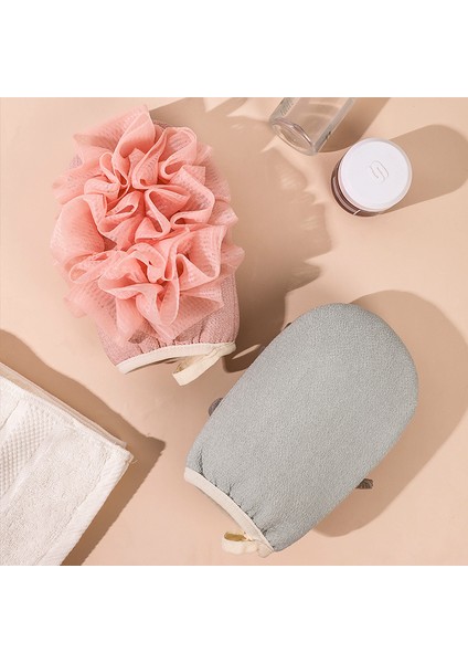 Gri Stil Iki Taraflı Peeling Eldiven Sünger Banyo Fırçası Vücut Yıkama Scrub Banyo Fırçası Banyo Vücut Fırçası Sünger Yıkama Peeling Eldiven (Yurt Dışından) fırsatları