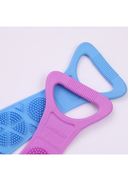 Kırmızı Stil Sihirli Silikon Fırçalar Banyo Havluları Sırt Temizleme Çamur Soyulması Vücut Masajı Duş Uzatılmış Temizleme Fırçaları (Yurt Dışından) indirimleri
