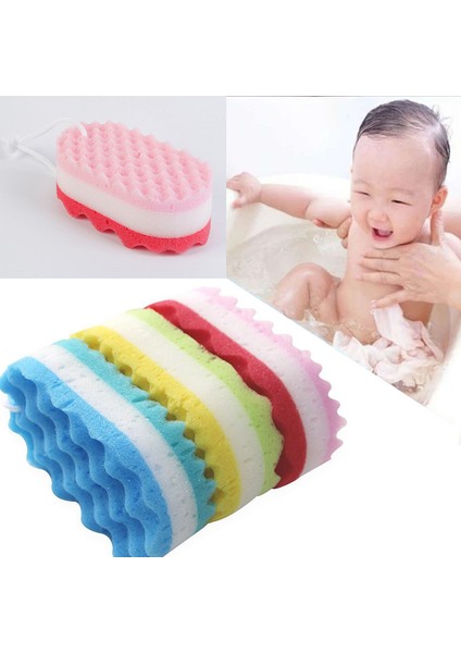 Kırmızı Stil Üç Katmanlı Dalga Banyo Süngeri Vücut Fırçası Duş Cilt Temiz Masaj Temizlik Duş Fırçası Banyo Ürünü Çocuklar Yetişkinler Için (Yurt Dışından) modelleri