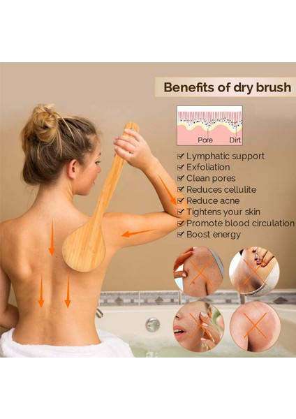Yüz Fırçası Stili Clpaızı Vücut Masajı Kuru Fırça Doğal Kıl Banyo Fırçaları Kuru Cilt Peeling Lenfatik Kan Dolaşımı Duş Fırçası D40 (Yurt Dışından) modelleri