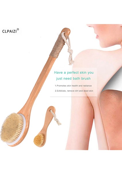 Yüz Fırçası Stili Clpaızı Vücut Masajı Kuru Fırça Doğal Kıl Banyo Fırçaları Kuru Cilt Peeling Lenfatik Kan Dolaşımı Duş Fırçası D40 (Yurt Dışından) indirimleri