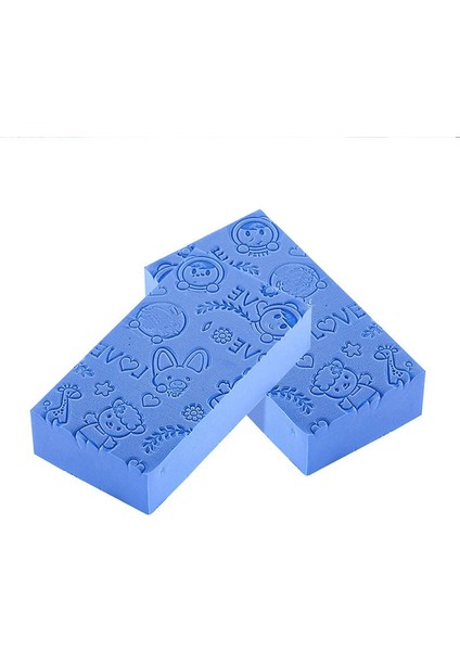 2 Adet Mavi Stil Yeni Çocuk Banyo Süngeri Vücut Ölü Deri Giderici Peeling Masaj Yapıcı Temizlik Duş Fırçası Yetişkinler ve Çocuklar Için Banyo (Yurt Dışından)