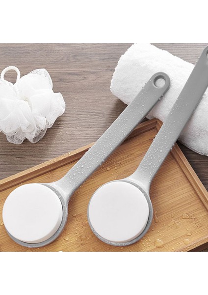 B Tarzı Ağrısız Banyo Süngeri Duş Deterjanı Losyon Aplikatör Süngeri Banyo Sırt Fırçası Uzun Sap Vücut Yıkama Cilt Fırçası Vücut Temizleyici U3 (Yurt Dışından) modelleri