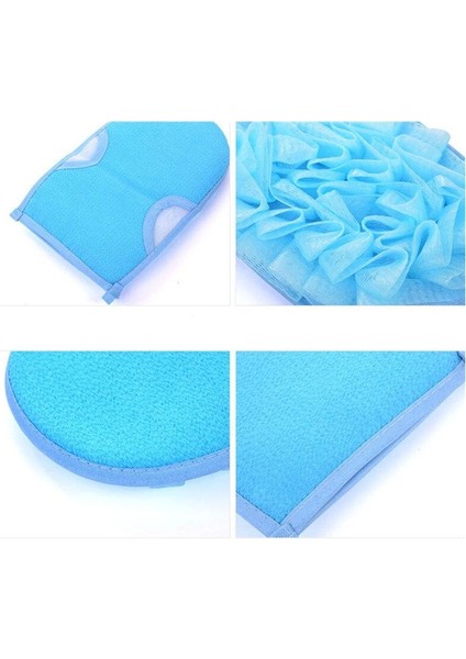 Mavi Stil Duş Için 1 Adet Vücut Temizleme Fırça Eldiveni Ev Peeling Banyo Süngeri Süpürgesi Kalınlaştırılmış Çift Taraflı Banyo Havlusu Banyo Malzemeleri (Yurt Dışından) indirimleri