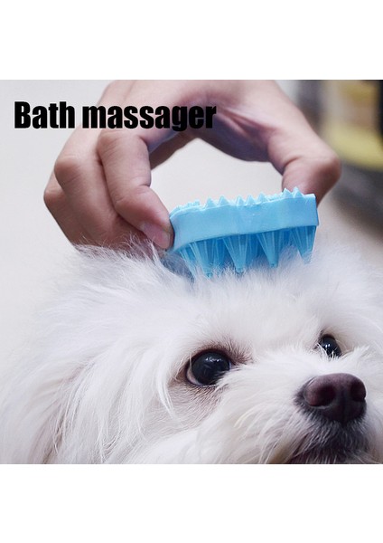 Yeşil Stil Köpek Silikon Kafa Vücut Saç Masaj Fırçası Tarak Saç Yıkama Duş Banyo Spa Fırçası (Yurt Dışından) fiyatları