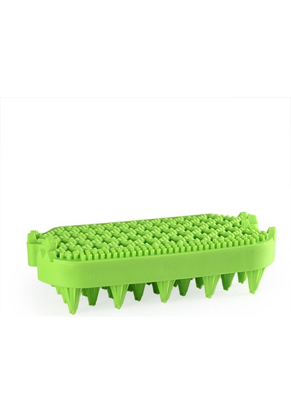 Yeşil Stil Köpek Silikon Kafa Vücut Saç Masaj Fırçası Tarak Saç Yıkama Duş Banyo Spa Fırçası (Yurt Dışından) indirimleri