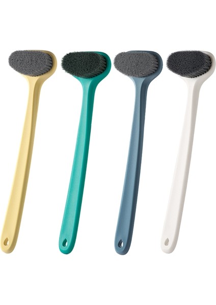 Veya Stil Yumuşak Kıllı Uzun Saplı Güncellenmiş Banyo Vücut Fırçası - Etkin Peeling ve Saç Temizleme Fırçası (Yurt Dışından) fırsatları
