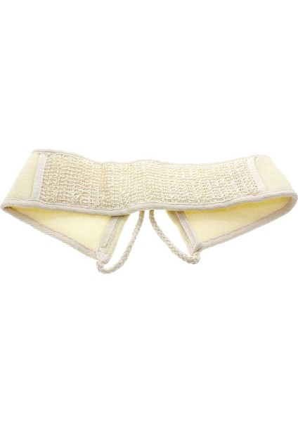 Bej Tarzı Keten Banyo Fırçası Masaj Peeling Bez Sırt Askısı Duş Aracı Vücut Fırçası Sünger Scrubber Fırça Yeni Moda (Yurt Dışından)