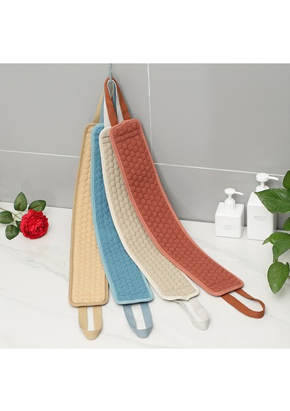 Mavi Stil Çift Taraflı Uzun Banyo Havlu Çekme Kayışı Peeling Sırt Fırçası Duş Lofah Vücut Cilt Temizleme Banyo Havlusu (Yurt Dışından) fiyatları