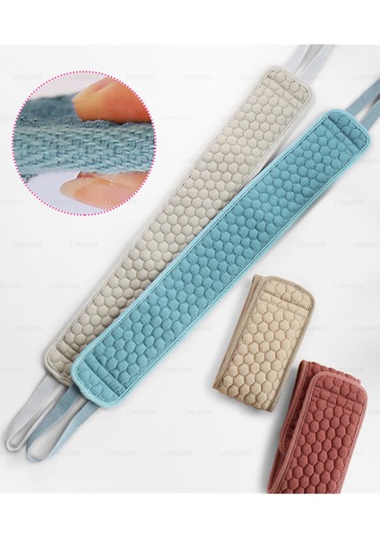 Mavi Stil Çift Taraflı Uzun Banyo Havlu Çekme Kayışı Peeling Sırt Fırçası Duş Lofah Vücut Cilt Temizleme Banyo Havlusu (Yurt Dışından) modelleri