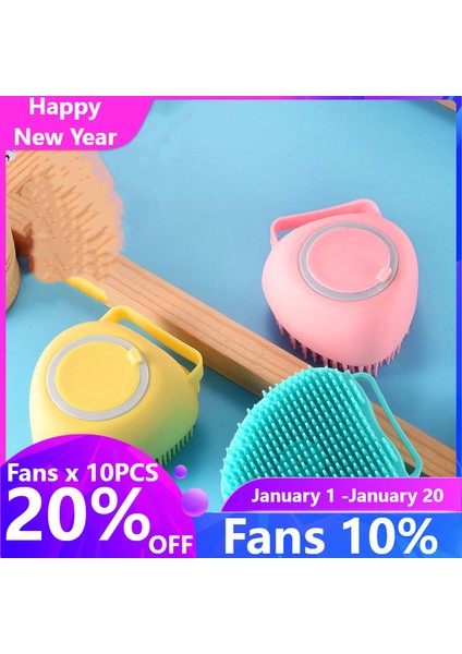 B Tarzı 2021 Sıcak Satış Yumuşak Silikon Bebek Duş Temizleme Çamur Kir Çıkarıcı Masaj Sırt Fırça Duş Köpük Toksik Olmayan Fırçalar Kanca ile (Yurt Dışından) fiyatları