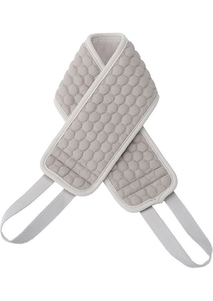 Gri Tarzı Çift Taraflı Uzun Banyo Havlu Çekme Kayışı Peeling Sırt Fırçası Duş Lofah Vücut Cilt Temizleme Banyo Havlusu (Yurt Dışından)