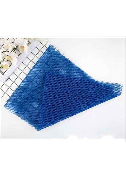 Mavi Stil Afrika Ağlı Banyo Süngeri, cm Afrika Ağlı Uzun Banyo Süngeri Peeling Duş Vücut Fırçası Sırt Fırçası Cilt Pürüzsüzleştirici (Yurt Dışından)