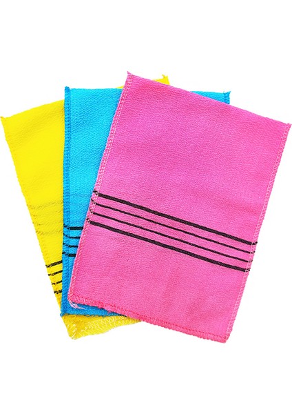 Sarı Stil Kore Peeling Vücut Temizleme Havlu Kaba Taneli Fırça Çift Taraflı Havlu (Yurt Dışından) indirimleri