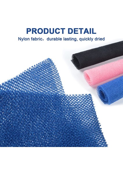 Mavi Stil Afrika Ağlı Banyo Süngeri, cm Afrika Ağlı Uzun Banyo Süngeri Peeling Duş Vücut Fırçası Sırt Fırçası Cilt Pürüzsüzleştirici (Yurt Dışından) modelleri