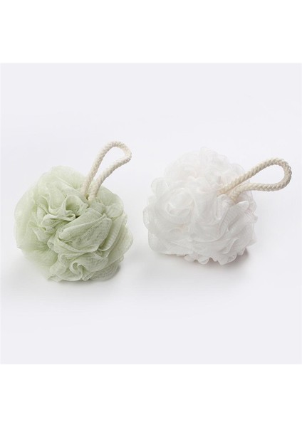 Açık Yeşil Tarzı 60G Büyük Boy 100% Hijyenik Çevre Dostu Pe Yumuşak Banyo Topu Zengin Köpüklü Banyo Süngeri Fırça Banyo Duş Aksesuarları Paketi (Yurt Dışından) indirimleri