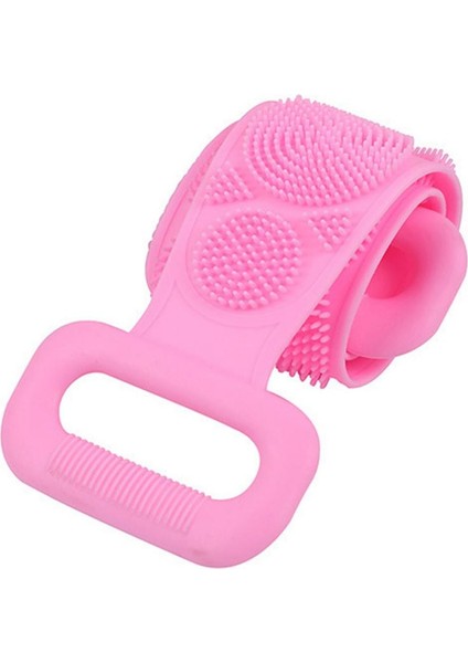 E Stili Silikon Vücut Fırçası Banyo Kemeri Banyo Duş Soyulma Sırt Fırçası Kemer Yıkama Banyo Temizleme Araçları Banyo Scrub Kemer Lekeleri Çıkarıcı (Yurt Dışından)