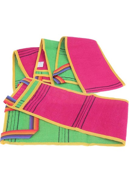 Kırmızı Stil Kore Tarzı Uzun Banyo Ovma Banyo Fırçası Havlular Banyo Aksesuarları Banyo Ürünleri Yüksek Banyo Sırt Fırçası (Yurt Dışından)