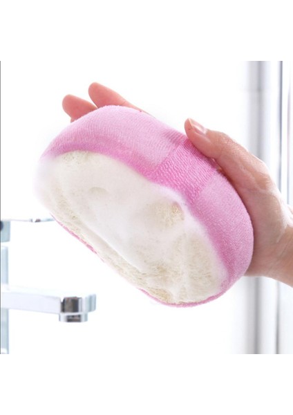 Beyaz Stil Doğal Lofah Sünger Yüz Vücut Banyo Duş Spa Peeling Fırçası Masaj Fırçası Banyo Aksesuarları (Yurt Dışından) modelleri