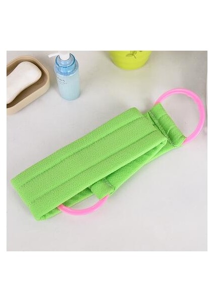 D Stili Kalın Spa Sünger Banyo Vücut Fırça Sırt Askısı Duş Masaj Peeling Yıkama Ped Havlu Için Vücut Cilt Temizleme (Yurt Dışından)