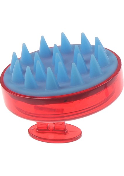 Kırmızı Stil Sıcak Satış Tarak El Tipi Silikon Saç Derisi Şampuan Masaj Fırça Yıkama Tarak Duş Başı Saç Mini Baş Meridyen Masajı Geniş Diş (Yurt Dışından)