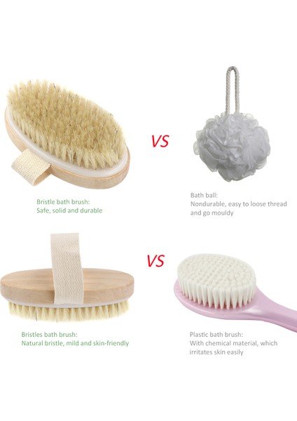 1 Stili Yazın Kuru Cilt Vücut Fırçası Doğal Kıl Ahşap Spa Peeling Banyo Fırçası (Yurt Dışından) modelleri