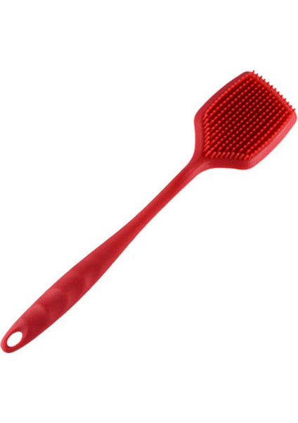 Kırmızı Stil Silikon Vücut Uzun Saplı Çift Taraflı Banyo Fırçası Geri Masajı Peeling Fırçası - 2'si 1 Arada Multifonksiyonel Fırça (Yurt Dışından) fiyatları