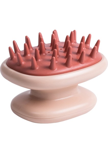 Açık Pembe Tarzı El Tutma Masaj Tarak Taşınabilir Hava Yastıklı Fırça Anti-Statik Şampuan Saç Derisi Masaj Aleti Meridyen Fırçası Yıkama Duş Saç Tarak Abs (Yurt Dışından)