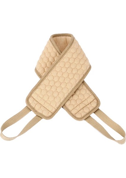 Bej Tarzı Vücut Fırçası Için Yıkanabilir Vücut Peeling Süngeri Banyo Kemeri Duş Fırça Sünger Temizleyici Sünger Aksesuarları (Yurt Dışından)