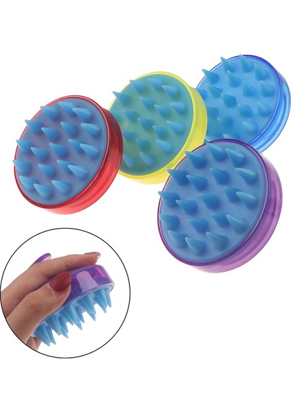 Mor Tarzı Sıcak Satış Tarak El Tipi Silikon Saç Derisi Şampuan Masaj Fırça Yıkama Tarak Duş Başı Saç Mini Baş Meridyen Masajı Geniş Diş (Yurt Dışından) indirimleri