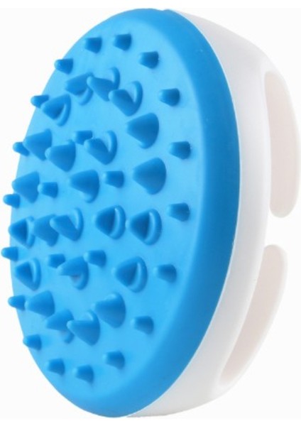 Mavi Stil Silikon Baş Masaj Fırçası Vücut Masaj Fırçaları Saç Yıkama Tarak Duş Banyo Fırçası Peeling Masaj Fırçası Banyo Malzemeleri (Yurt Dışından)