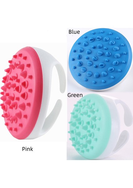 Mavi Stil Silikon Baş Masaj Fırçası Vücut Masaj Fırçaları Saç Yıkama Tarak Duş Banyo Fırçası Peeling Masaj Fırçası Banyo Malzemeleri (Yurt Dışından) modelleri