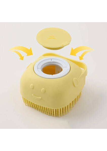 B Tipi Pembe Tarzı Silikon Banyo Fırçası 2’de 1 Çok Fonksiyonlu Duş Jeli Şişesi Vücut Fırçası Cilt Bakımı Ev Temizliği Duş Fırçaları (Yurt Dışından) fırsatları