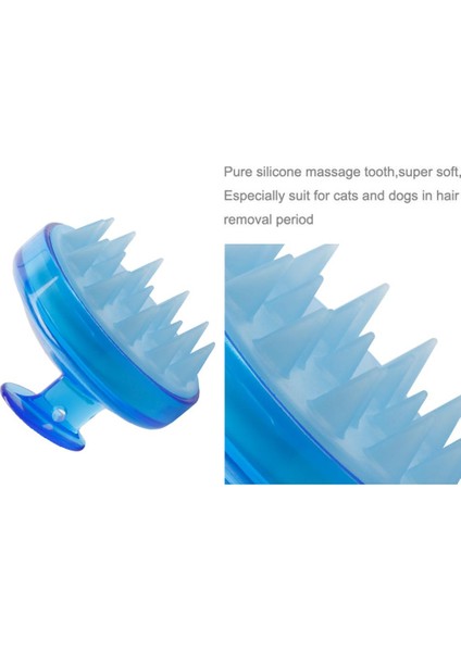 Mavi Yeşil Stil Şampuan Fırçası Silikon Masaj Süngeri Banyo Fırçaları Yıkama Duş Saç Tarak Baş Meridyen El Masaj Aleti (Yurt Dışından) indirimleri