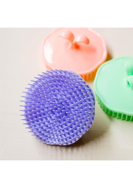 Rastgele Renk Stili Masaj Aparatı Silikon Saç Yıkama Fırçası Taşınabilir Vücut Duş Baş Masaj Fırçası Renk Rastgele (Yurt Dışından) fırsatları