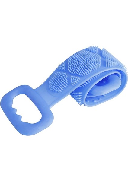 Mavi Stil Sihirli Silikon Fırçalar Banyo Havlusu Vücut Fırçası Banyo Kemer Peeling Sırt Fırçası Kemer Cilt Temizliği Duş Fırçaları - Ev Kullanımı Için (Yurt Dışından)