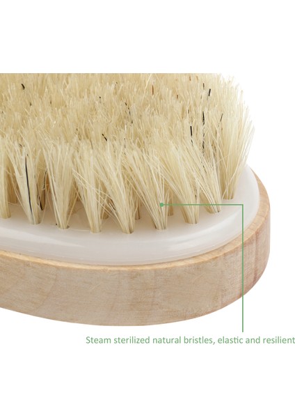 Kırmızı Stil Kuru Cilt Yumuşak Doğal Kıllı Banyo Fırçası Peeling Ahşap Vücut Masajı Duş Fırçası Spa Kadın Erkek Cilt Bakımı Kuru Vücut Fırçası (Yurt Dışından) modelleri