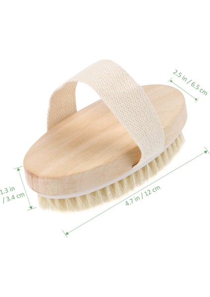 Kırmızı Stil Kuru Cilt Yumuşak Doğal Kıllı Banyo Fırçası Peeling Ahşap Vücut Masajı Duş Fırçası Spa Kadın Erkek Cilt Bakımı Kuru Vücut Fırçası (Yurt Dışından) fırsatları