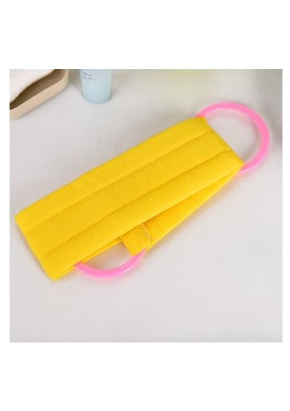 F Stili Kalın Spa Sünger Banyo Vücut Fırça Sırt Askısı Duş Masaj Peeling Yıkama Ped Havlu Için Vücut Cilt Temizleme (Yurt Dışından)