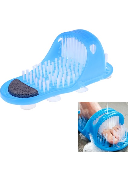 28CMX14CMX10CM Stili Duş Ayak Fırçası Masaj Aleti Temizleyici Spa Peeling Yıkama Terliği Aracı Banyo Ayak Fırçaları Ölü Deriyi Temizleme (Yurt Dışından)