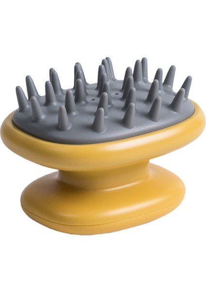 Sarı Stil El Tutma Masaj Tarak Taşınabilir Hava Yastıklı Fırça Anti-Statik Şampuan Saç Derisi Masaj Aleti Meridyen Fırçası Yıkama Duş Saç Tarak Abs (Yurt Dışından)