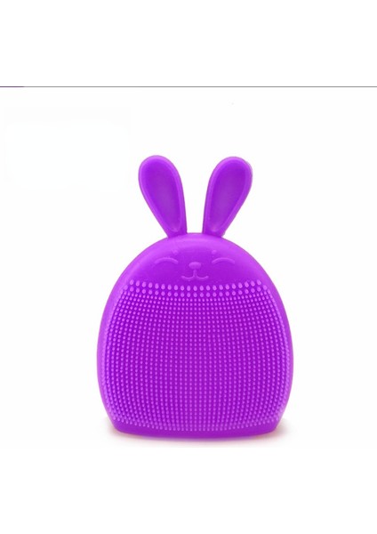 Mor Tarzı Yüz Yıkama Ürünü Gözenek Temizleyici Peeling Fırçası Silikon Yüz Temizleme Fırça Scrubber Sevimli Cilt Bakımı (Yurt Dışından)