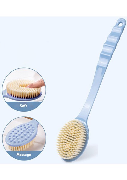 No.1 Tarzı Çok Fonksiyonlu Zarif Plastik Uzun Saplı Sırt Fırçası Banyo Masaj Fırçası Banyo Aracı Aksesuarları (Yurt Dışından) fırsatları