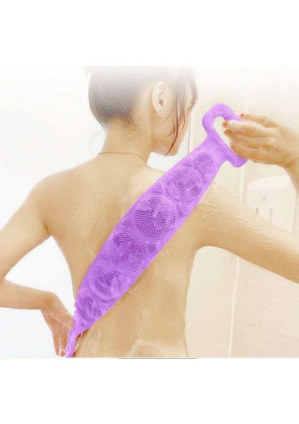 Yeşil Stil Sihirli Silikon Fırçalar Banyo Havluları Ovalama Sırt Çamuru Soyulması Vücut Masaj Duş Uzatılmış Fırça Cilt Temizleme Duş Fırçası (Yurt Dışından) fiyatları