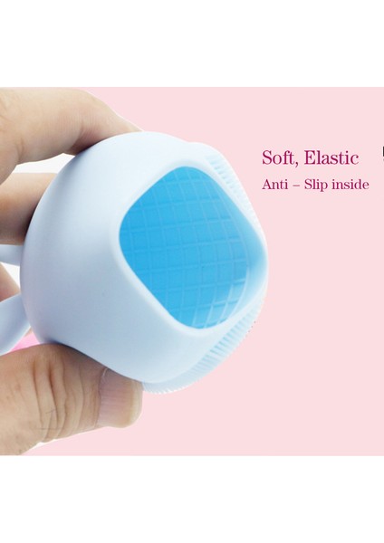 Mor Tarzı Yüz Yıkama Ürünü Gözenek Temizleyici Peeling Fırçası Silikon Yüz Temizleme Fırça Scrubber Sevimli Cilt Bakımı (Yurt Dışından) indirimleri
